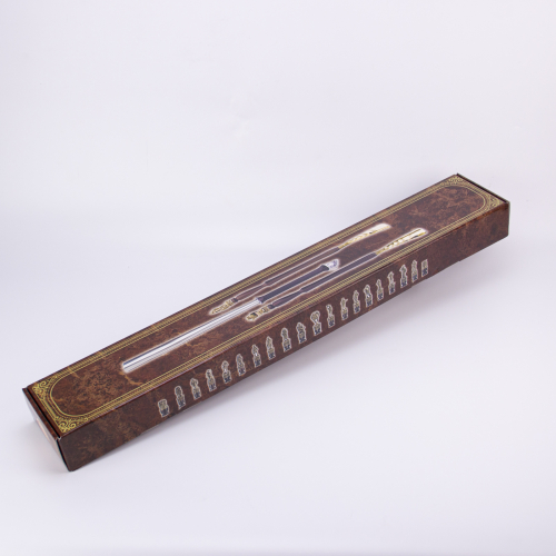 Лопатка для обуви VIP "Лось" с крючком "Дубовый лист" фото 6